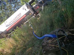 Another load of high quality H2O going into a well