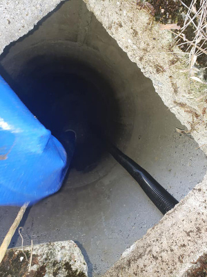 Another load of high quality H2O going into a well